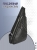 Сумка-слинг кожаная кобура 1212-1 black