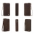 Мужской Кожаный Клатч на Запястье CK1018 Brown